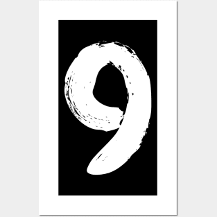 Number 9 Posters and Art